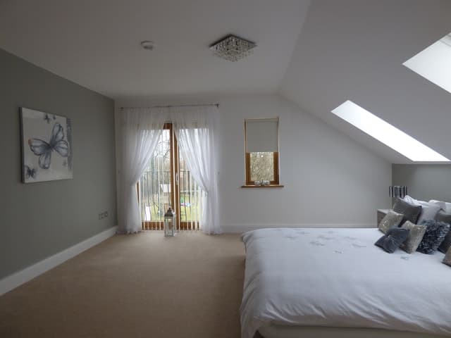 picture of an under the roof bedroom