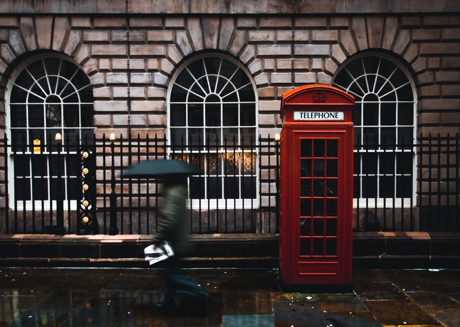 london telephone box